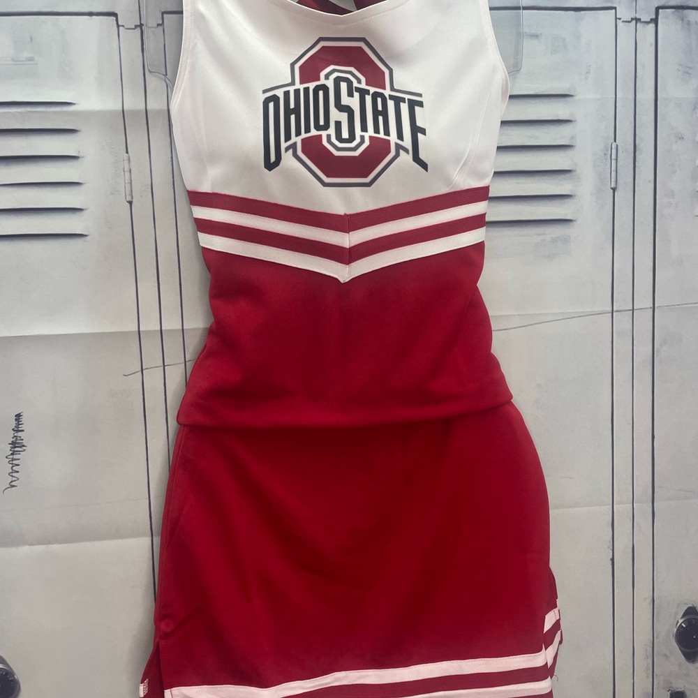 Ohio State Cheerleading uniform Red and White - Picture 3 of 5